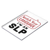 Sehen Sie sich Ihre Sprache an, ich bin eine SLP Notizblock (Linke Seite)