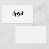 Sehen Sie sich im April Schwangerschaftsankündigun Visitenkarte (Vorne/Hinten)