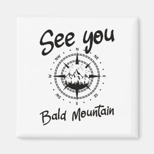 Sehen Sie sich im Bald Mountain Wanderurlaub Ski C Magnet