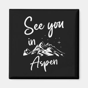 Sehen Sie sich in Aspen USA Urlaub Ski Wandern  Magnet