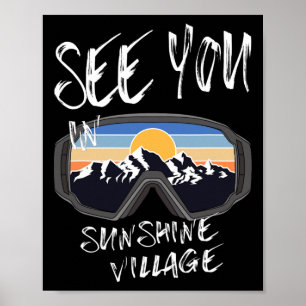 Sehen Sie sich in der Sunshine Village Ferien Skib Poster