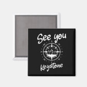 Sehen Sie sich in Keystone Usa Urlaub Ski Comp Magnet (Vorderseite/Rückseite)