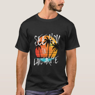 Sehen Sie sich in Lanzarote Spanien Kanarische Ins T-Shirt