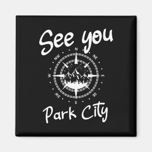 Sehen Sie sich in Park City USA Urlaub Skiwandern  Magnet