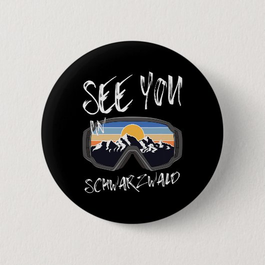 Sehen Sie sich in Schwarzwald Wanderurlaub Skibril Button (Vorderseite)