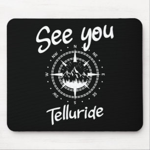 Sehen Sie sich in Telluride USA Urlaub Ski Comp Mousepad