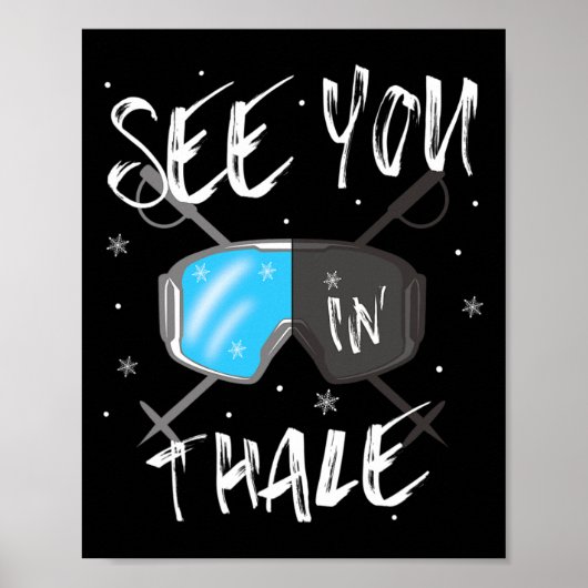 Sehen Sie sich in Thale Germany Ferien Ski Goggles Poster (Vorne)