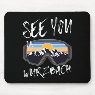 Sehen Sie sich in Wurzch Deutschland Urlaub Skibri Mousepad