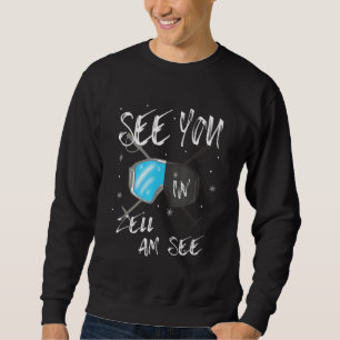 Sehen Sie sich in Zell am See Salzburger Land Vaca Sweatshirt