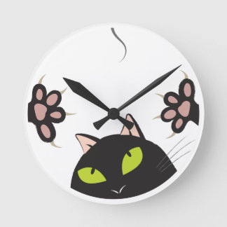 "Sehen Sie sich meine Klauen an" Wall-Uhr Runde Wanduhr
