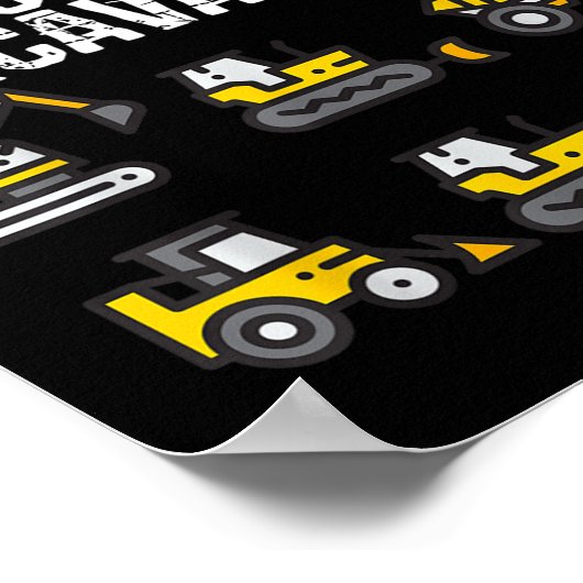 Sehen Sie sich später Ausgrabungsgraben Funny Klei Poster (Ecke)