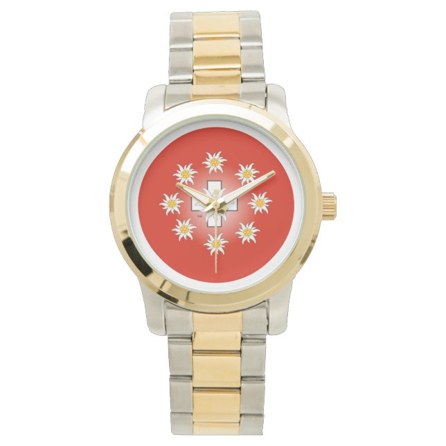 Sehen Sie sich Swiss Design Schweiz Schweiz an Armbanduhr (Vorderseite)