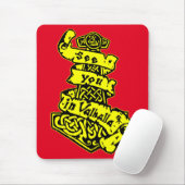 Sehen Sie Sie in Walhall #USAPatriotGraphics © Mousepad (Mit Mouse)
