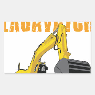 Bagger Aufkleber | Zazzle.de