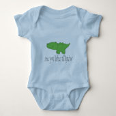 Sehen Sie Sie neuerer Alligator Baby Strampler (Vorderseite)