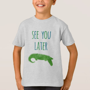 Sehen Sie Sie neuerer Alligatorlustige Kinder T-Shirt