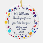 sehen Sie später alligatorische Lehre distanzieren Keramik Ornament (Hinten)