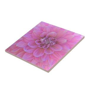 "SEHEN SIE TIEF IN PINK DAHLIA" KERAMIK TILE/TRIVE FLIESE