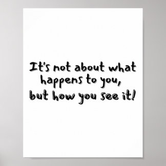 Sehen Sie über den offensichtlichen Aufkleber hina Poster