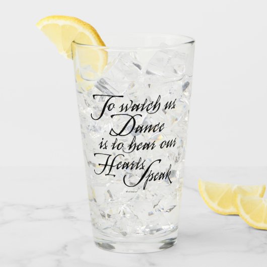 Sehen Sie uns Tanz an Glas (Vorderseite Ice)