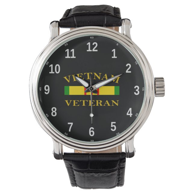 Sehen Sie Vietnam Veteran Armbanduhr (Vorderseite)