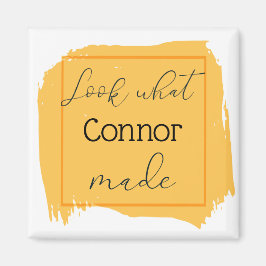 Sehen Sie, was ich Personalisiert Magnet gemacht h