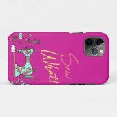 Sehen Sie, was Lila iPhone Case (Rückseite (Horizontal))