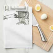 Sehen Sie, was Medizinische Fakultät mich angetan Geschirrtuch (Viertel Falte)