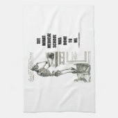 Sehen Sie, was Medizinische Fakultät mich angetan Geschirrtuch (Vertikal)