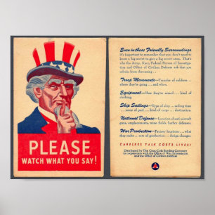 Sehen Sie, was Poster sagt