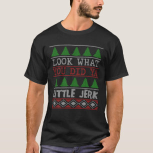 Sehen Sie, was Sie Ya Little Jerk Fun X-Mas Holida T-Shirt