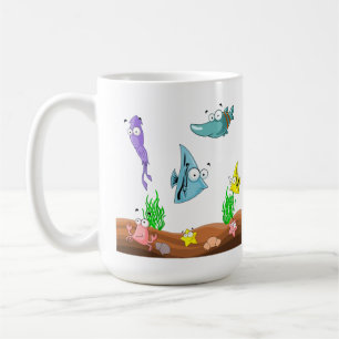 SEHEN SIE, WAS UNTER MEER IST KAFFEETASSE