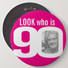 Sehen Sie, wer 90 Foto rosa ist Button