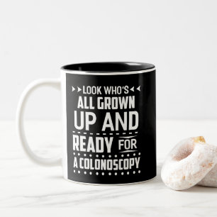 Sehen Sie, wer ganz erwachsen ist und bereit für Zweifarbige Tasse