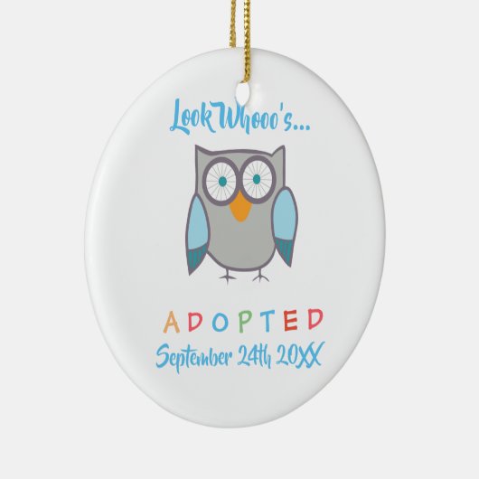 Sehen Sie, wer "Owl Custom" Adoptiert hat Keramikornament (Rechts)