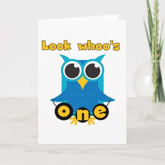 Sehen Sie Whoo's 1 Hemden und Geschenke. Karte (Vorderseite)