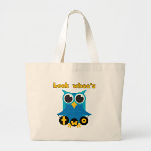 Sehen Sie Whoo's 2 Geburtstagsgeschenke und Gesche Jumbo Stoffbeutel