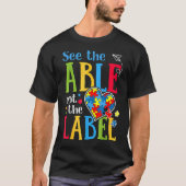 Sehen Sie, wie die Liebe des Labels Autismus Puzzl T-Shirt (Vorderseite)