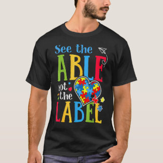 Sehen Sie, wie die Liebe des Labels Autismus Puzzl T-Shirt