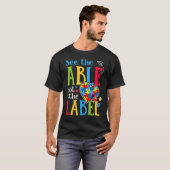 Sehen Sie, wie die Liebe des Labels Autismus Puzzl T-Shirt (Vorne ganz)