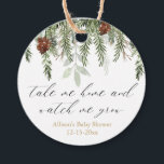 Sehen Sie, wie ich rustikale Piniendusche anbaue u Geschenkanhänger<br><div class="desc">For more advanced customization of this design,  simply select the "Customize It" button above!</div>