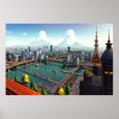 Sehen Sie, wie Tokio aussieht | AI Art Poster (Vorne)