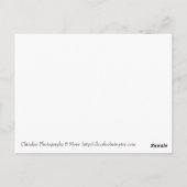 Sehen Sie, wo Sie sitzen Postkarte (Rückseite)