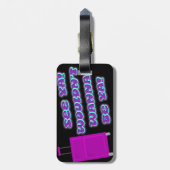 Sehen Sie Ya Cheeky Nostalgia Neuheit Spaß Gepäckanhänger (Rückseite vertikal)