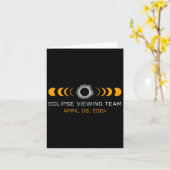 Sehen Team Funny Total Solar Eclipse Astronomie Karte (Gelbe Blume)