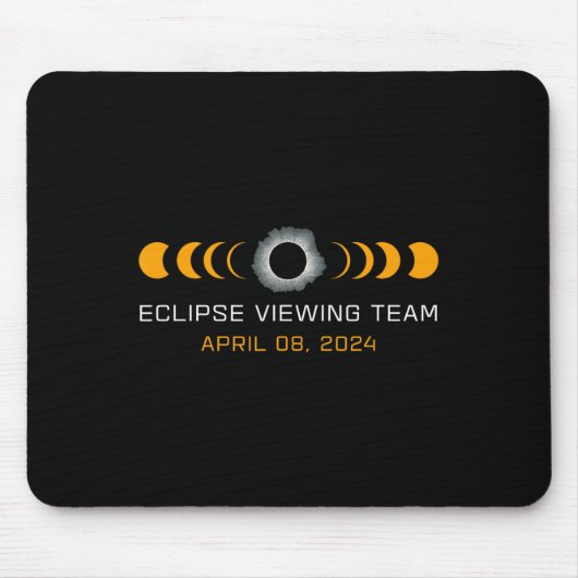 Sehen Team Funny Total Solar Eclipse Astronomie Mousepad (Vorne)