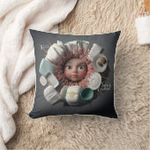 Sehen und feiern: 3D unsichtbare Arbeit Kissen (Decke)