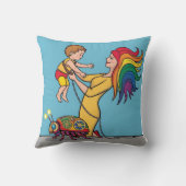 Sehen und feiern: 3D unsichtbare Arbeit Kissen (Rückseite)