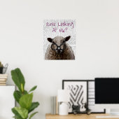Sehen wir mich DeNiro Sheep an Poster (Heimbüro)