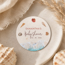 Sehen wir uns bald Muscheln Sand Strandlinie
